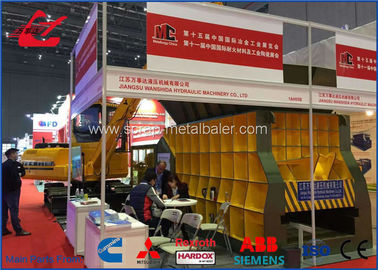 خرید ضایعات به صورت خودکار هیدرولیک فلزی برشی افقی فلزی برشی با میتسوبیشی / PLC زیمنس online manufacture