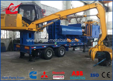 خرید تیلر موبایل ضایعات بلبرینگ هیدرولیک Baling مطبوعات تغذیه خودکار و Discharding online manufacture