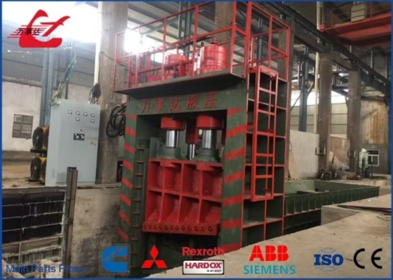 قیچی گیوتینی هیدرولیک 500 تنی ضایعات فلزی غیرآهنی برای کارخانه بازیافت فلزات با ظرفیت 5-8 تن در ساعت