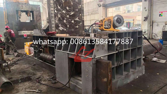 دستگاه پرس ضایعات فلزی هیدرولیک 200 تنی با کنترل PLC