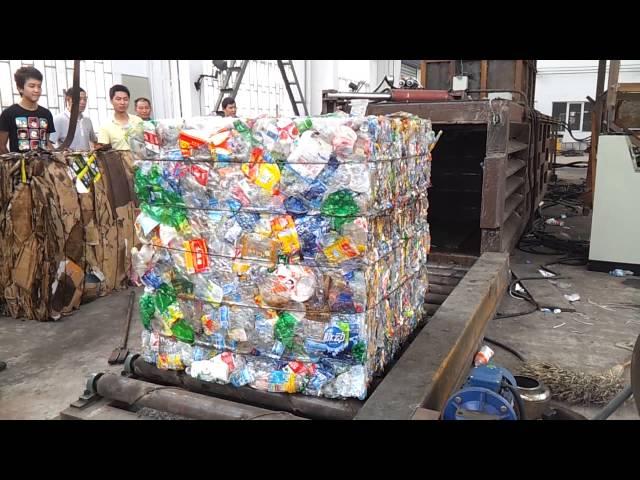 125 Ton Waste PET Bottles Baler/Waste Paper Baler High Capacity