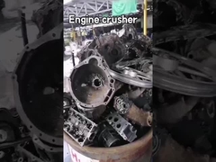 ماشین خردکن فولاد با کارایی بالا ماشین خردکن موتور 1 - 2m3 / H ظرفیت