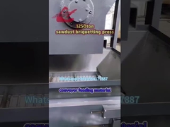 دستگاه پرس بریکت خاک اره تراشه های آلومینیوم/مس/فلز/چدن وانشیدا 1250 تن