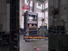 دستگاه پرس عمودی هیدرولیکی Y82-100 برای بسته‌بندی ضایعات کاغذ، مقوا و بطری‌های پلاستیکی